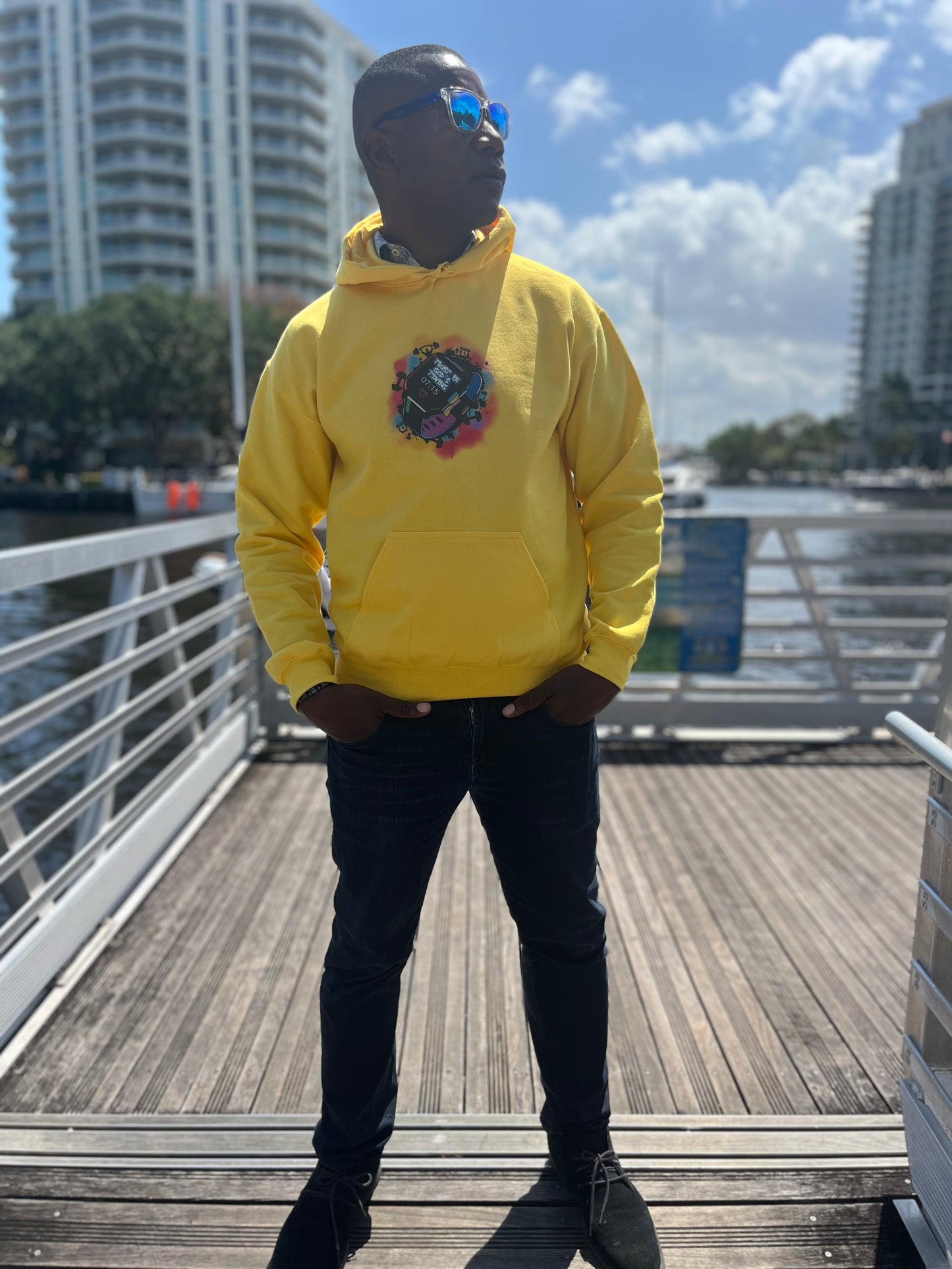 "Trust in God's Timing" Unisex Hoodie